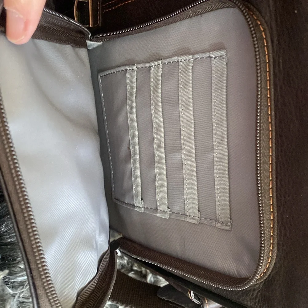 NWT Jack by Jill-e Genuine Leather Camera/Video Travel Bag - Large - Picture 12 of 14